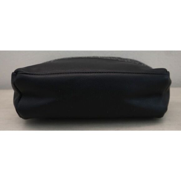 John Varvatos Men's Gray & Black Faux Leather Travel Toiletry Bag - Picture 6 of 6